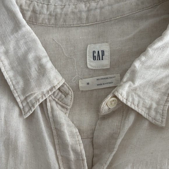 Gap Linen Boyfriend Shirt - Picture 2 of 3